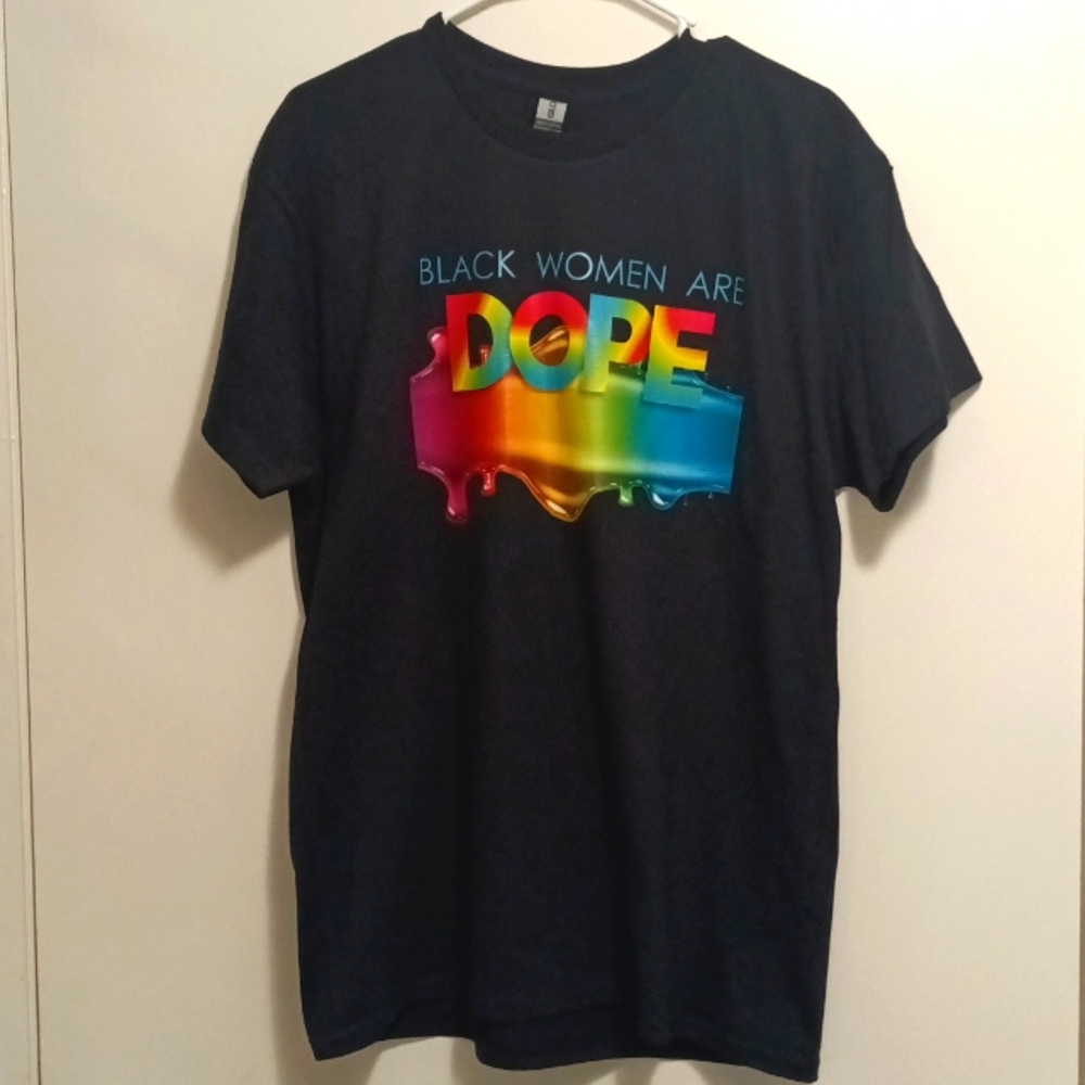 Gildan Large Black graphic T-shirt